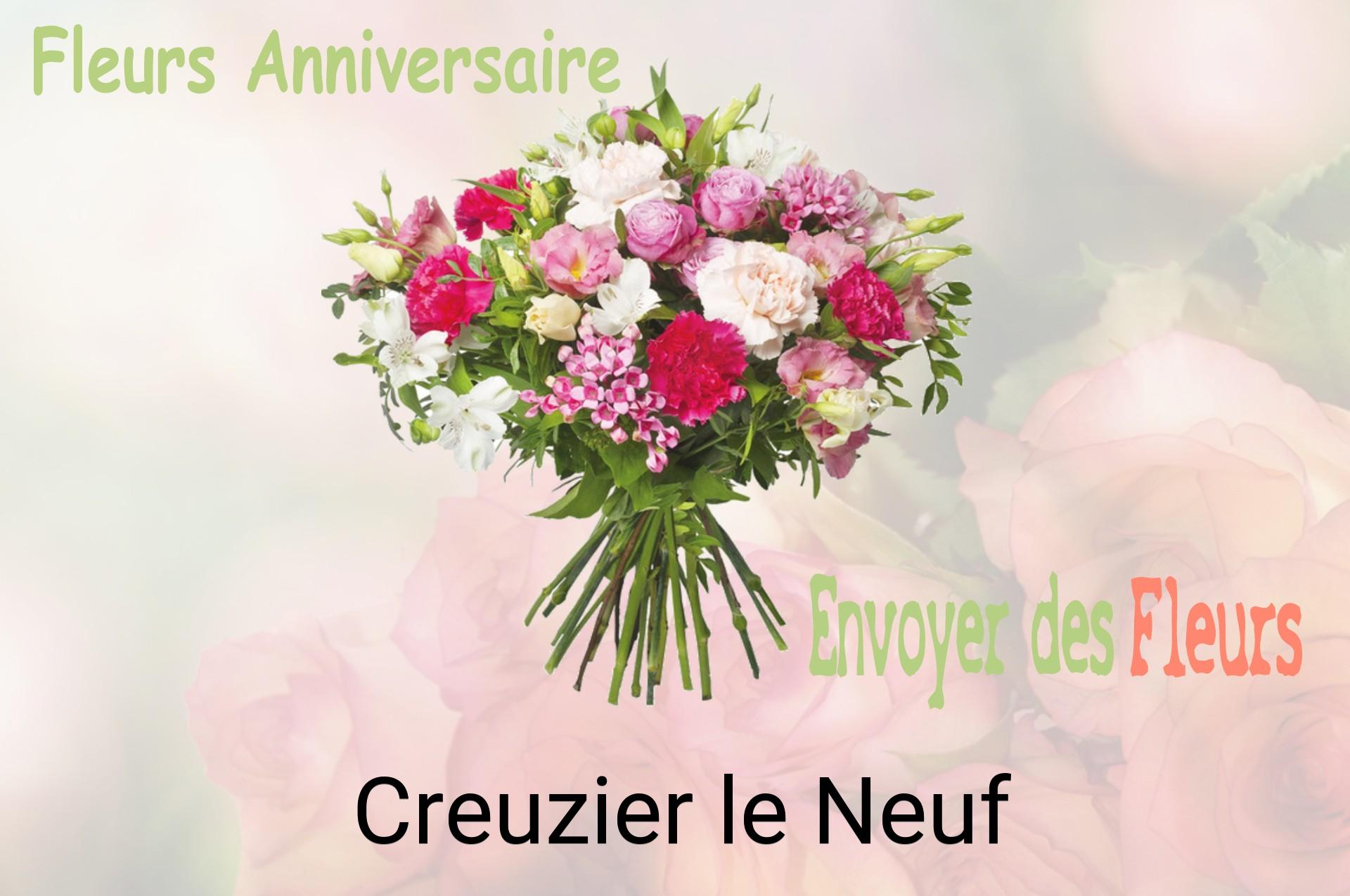 Bouquet de fleurs d’anniversaire livré à Creuzier-le-Neuf