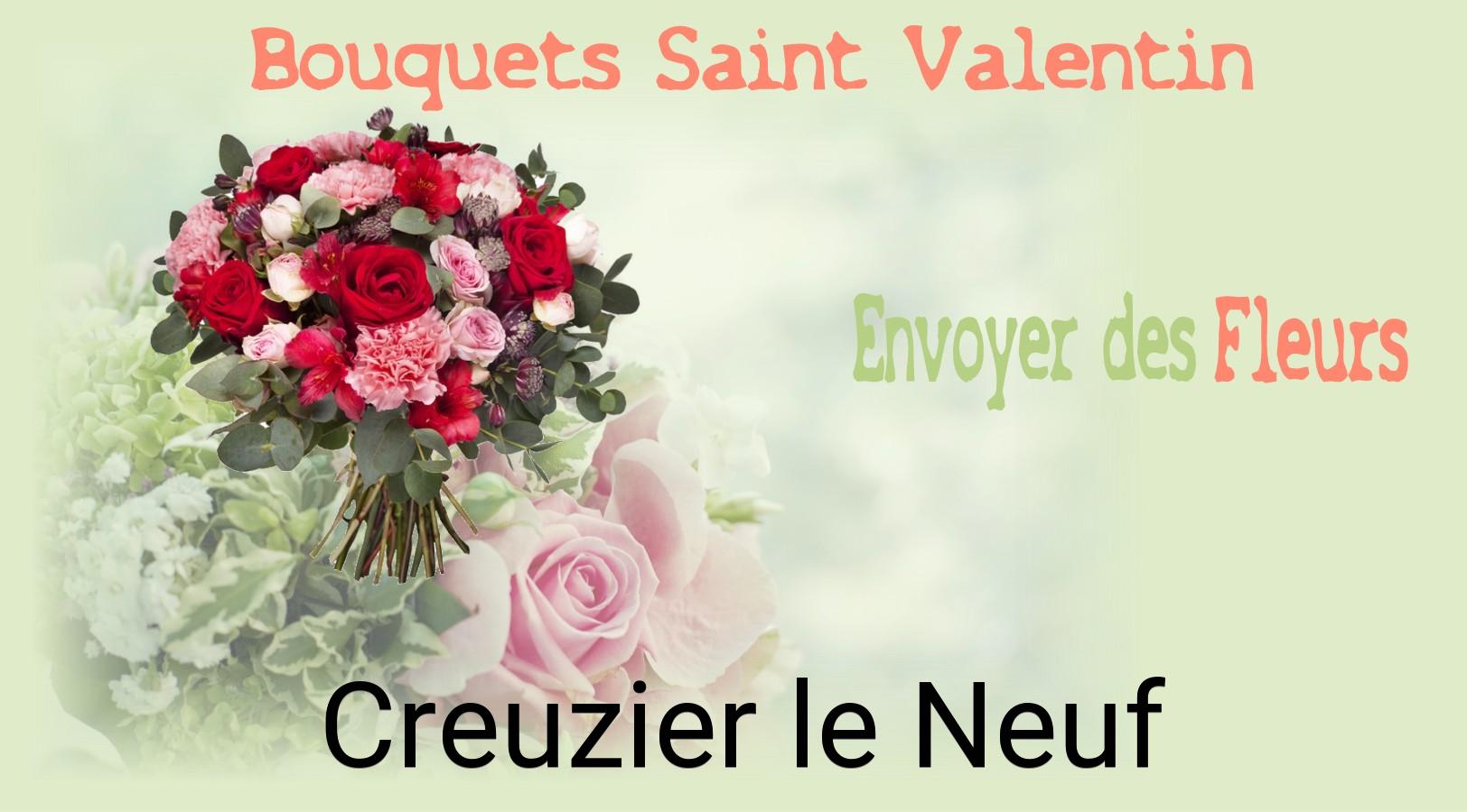 Roses de Saint-Valentin livrées à Creuzier-le-Neuf